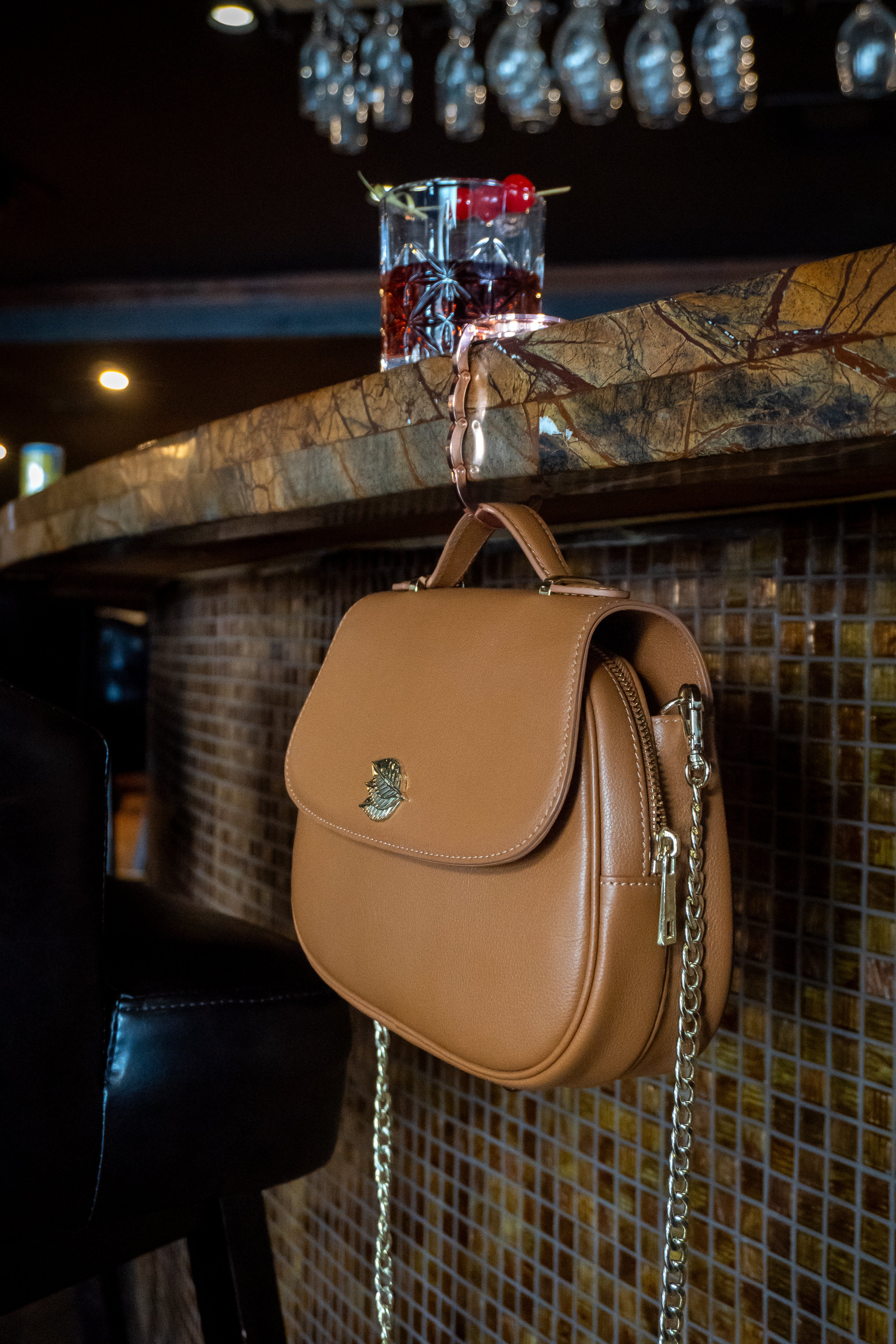 Ash Noir Signature Handbag