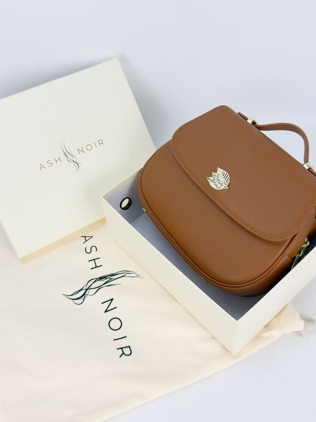 Ash Noir Signature Handbag